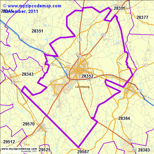 map of 28352
