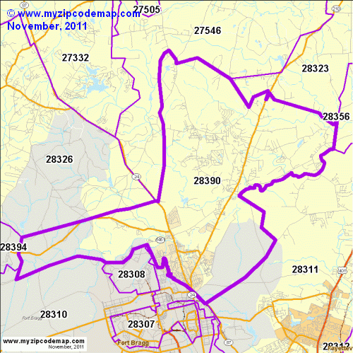 map of 28390