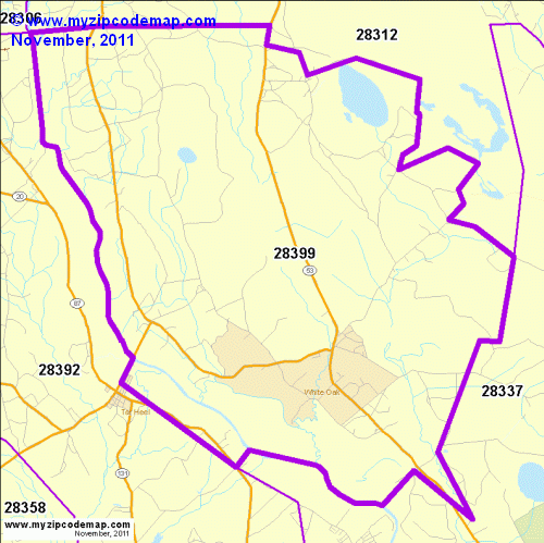 map of 28399