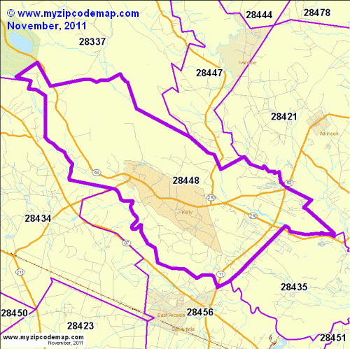 map of 28448