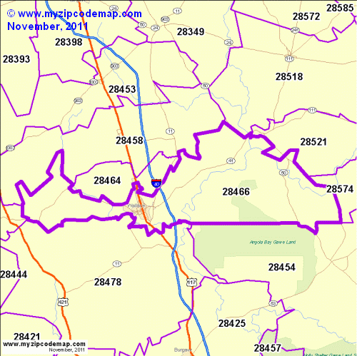 map of 28466