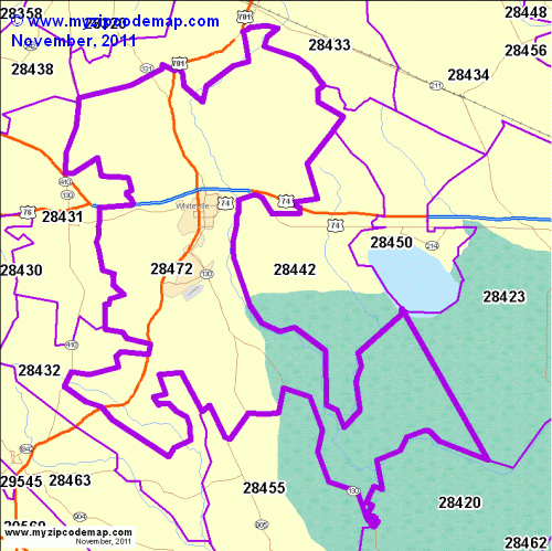 map of 28472