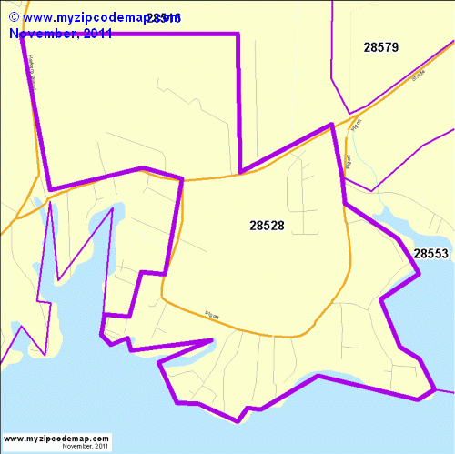 map of 28528