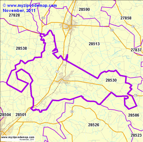 map of 28530