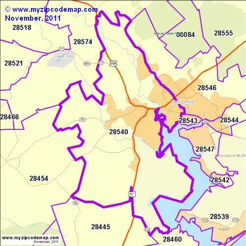 map of 28540
