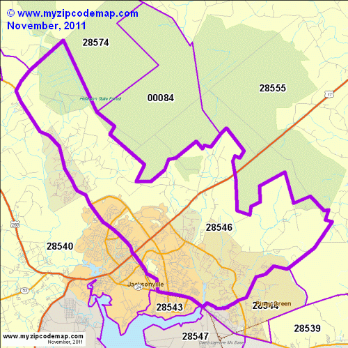 map of 28546