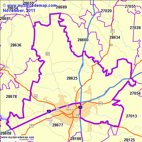 map of 28625