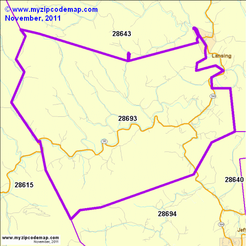 map of 28693