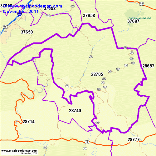 map of 28705