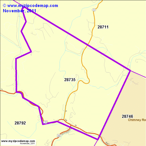 map of 28735