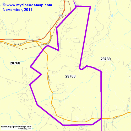 map of 28766