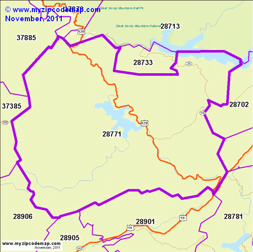 map of 28771