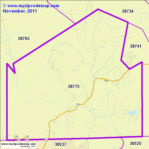 map of 28775
