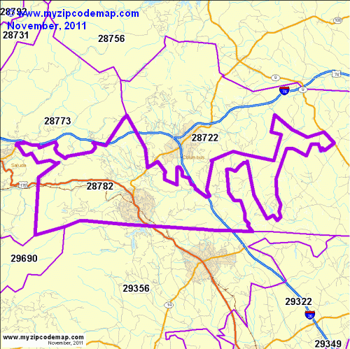 map of 28782