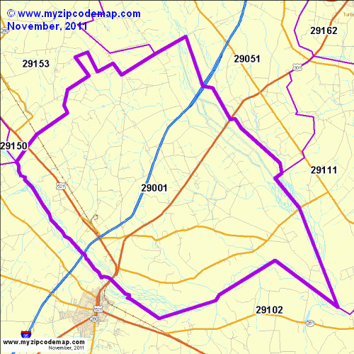 map of 29001