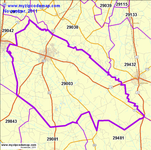 map of 29003