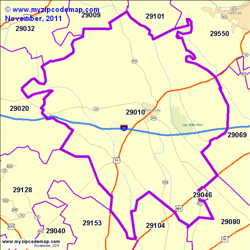 map of 29010