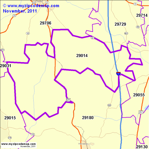 map of 29014
