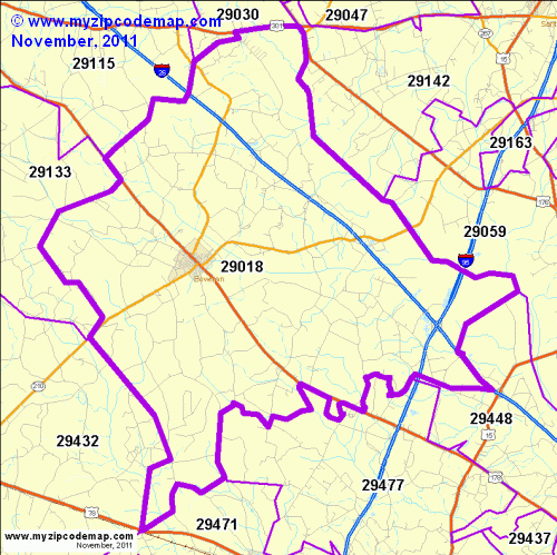 map of 29018