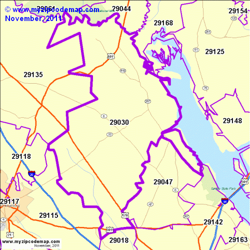 map of 29030