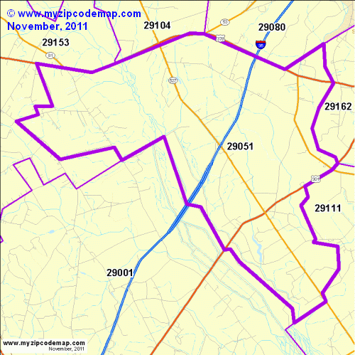 map of 29051