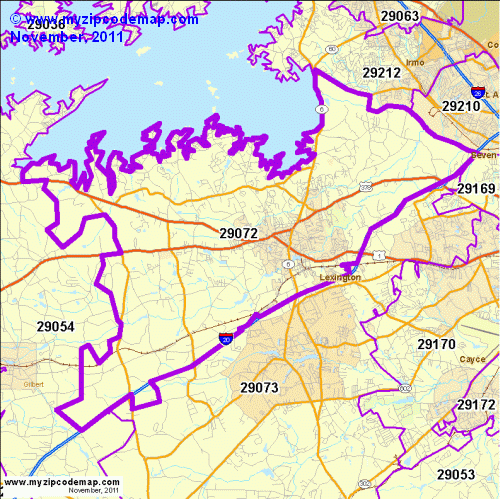 map of 29072