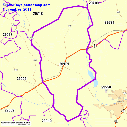 map of 29101