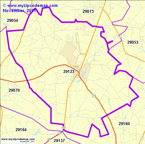 map of 29123