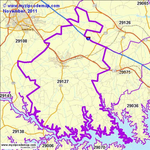 map of 29127