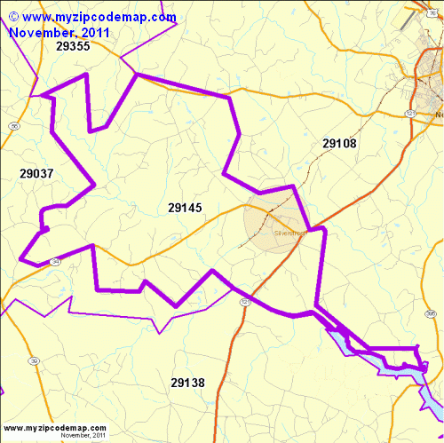 map of 29145