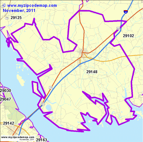 map of 29148