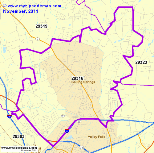 map of 29316