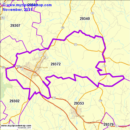 map of 29372