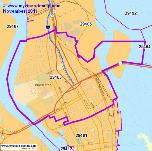map of 29403