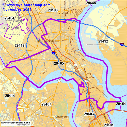 map of 29405