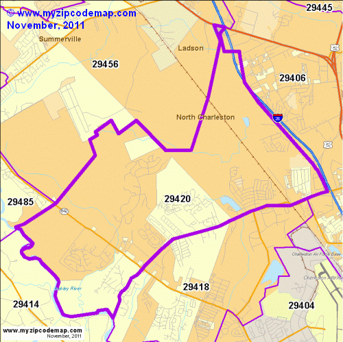 map of 29420