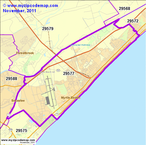 map of 29577