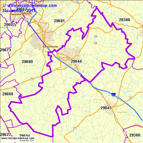 map of 29644