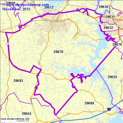 map of 29678