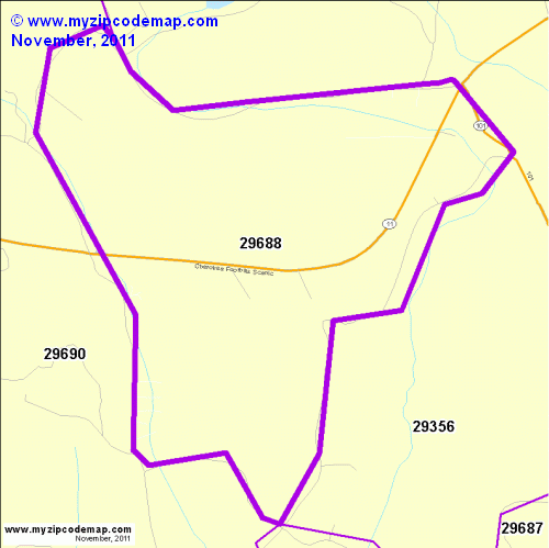 map of 29688