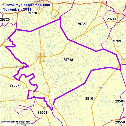 map of 29718