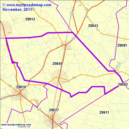 map of 29849