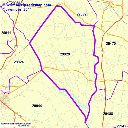 map of 29929