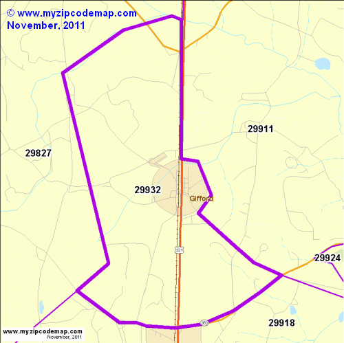 map of 29932