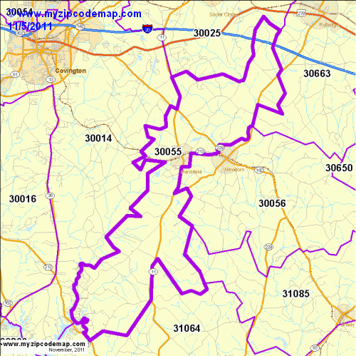 map of 30055