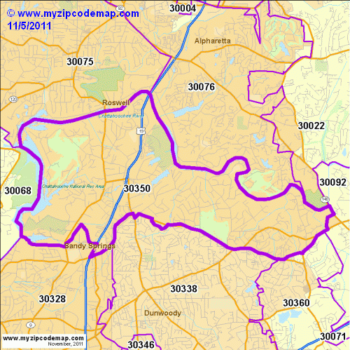 map of 30350