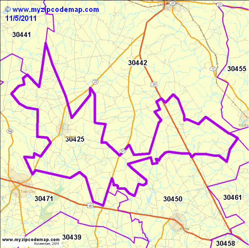 map of 30425