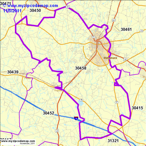 map of 30458