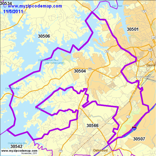 map of 30504