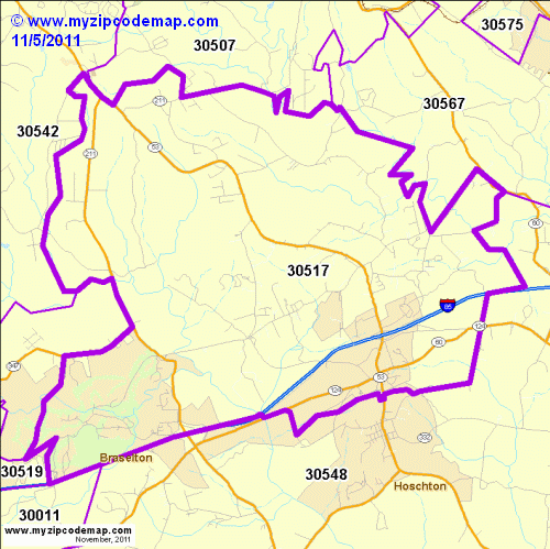 map of 30517